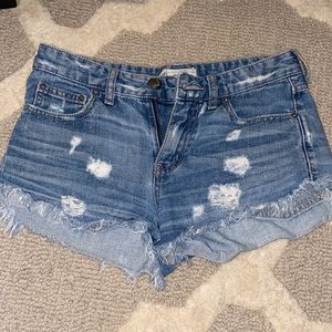 Free People jean shorts